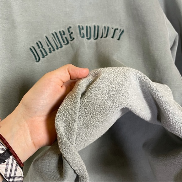 ‘ORANGE COUNTY’ Dusty Mint Sweatshirt - Picture 11 of 11